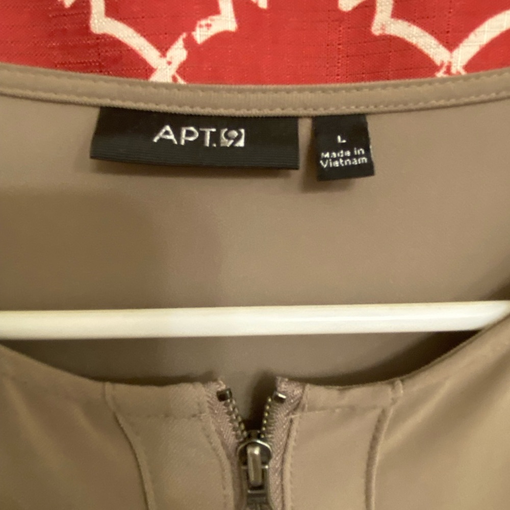 Apt.9 grey dress with zipper